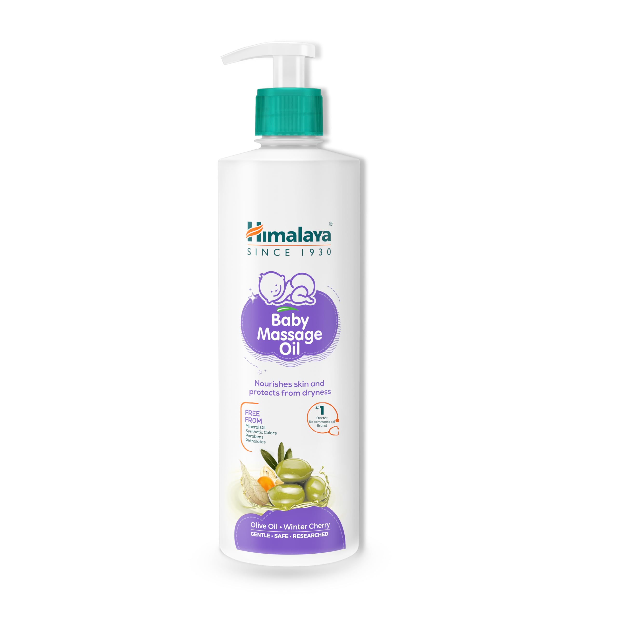 Himalaya Face Body Oil Baby Massage Oil For All Skin Types (500 ML)