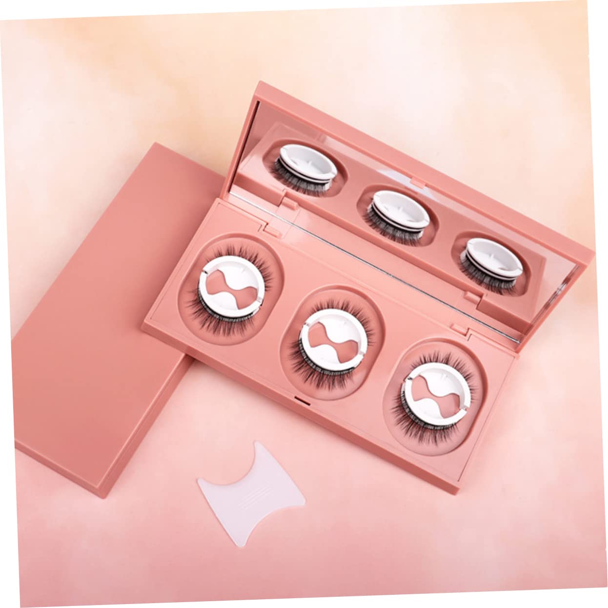 MAGICLULU 3 Set Di Ciglia Finte Soffici Autoadesive Dallaspetto Naturale Colla Per Donne Feste Uso Quotidiano Strisce Di Ciglia Sfuse Facili Da Applicare E Durature 3 Paia*3