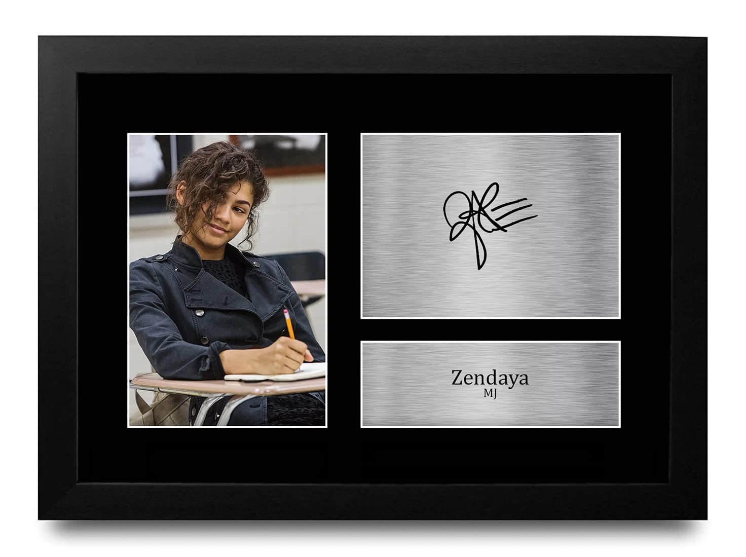 HWC Trading Hugh Jackman A4 Incorniciato Firmato Regalo Visualizzazione Delle Foto Print Immagine Autografo Stampato Per Wolverine X-Men Gli Appassionati Di Cinema