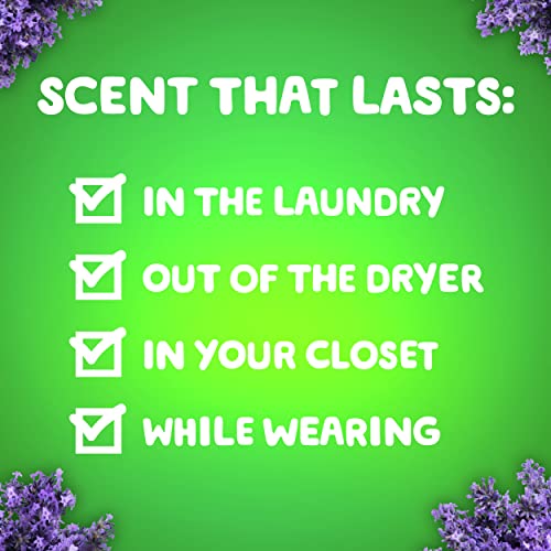 Gain + Aroma Boost Laundry Detergent Liquid Soap, Lavender Scent, 107 Loads, 154 Fl Oz, He Compatible #TOP4