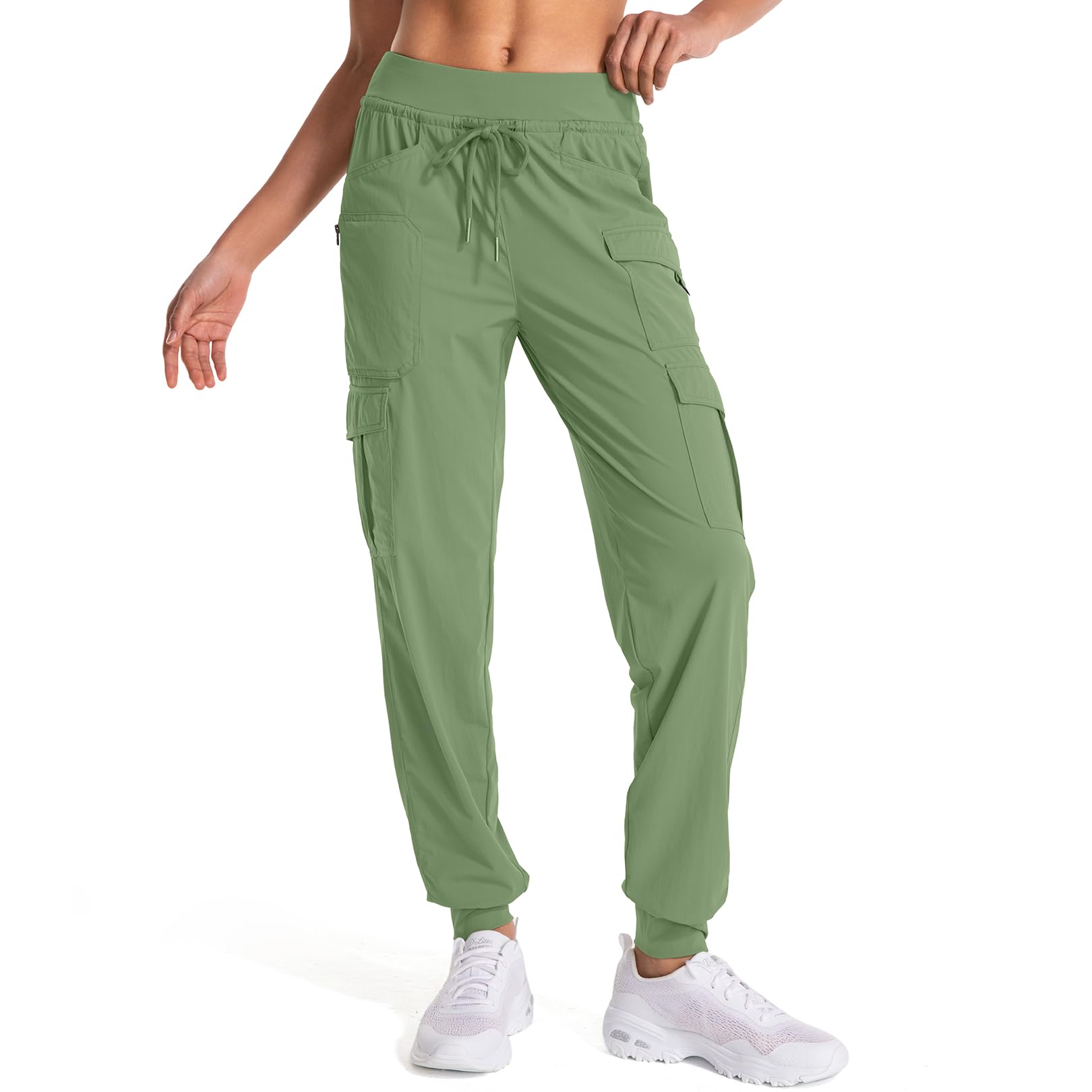linlon Womens Hiking Pants Quick Dry UPF 50 Casual Pants Lightweight Travel Safari Work Cargo Joggers Pants