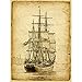 Sailing Ship Poster Print Art Picture Vintage Style Nautical Old Sailboat Home Wall Canvas Decor