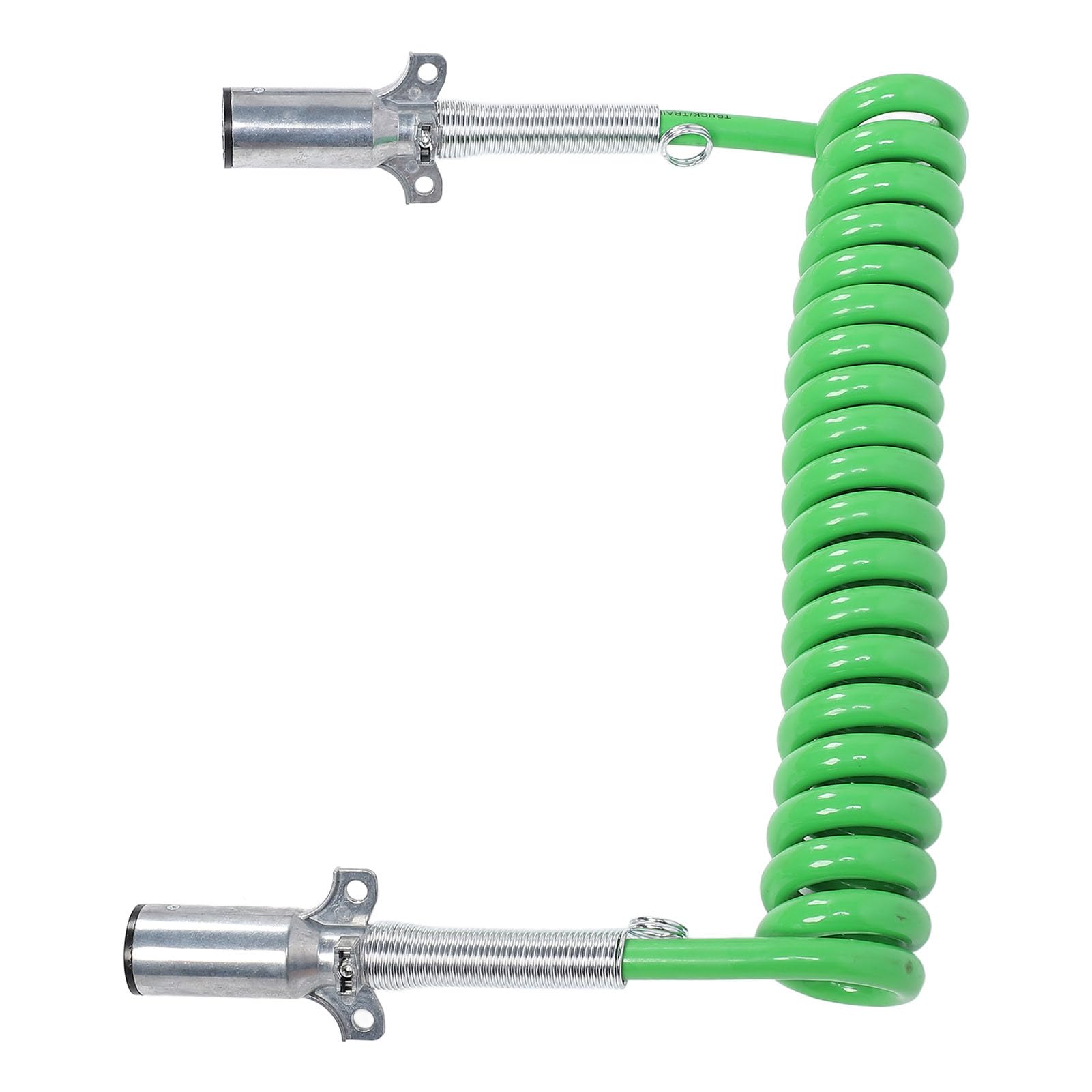 Aqxreight 7 Way Coiled Tra Cor 7 Way Coiled Tra Cord 15ft Enhanced Performance Duty Electrical Power Coil Cable Wire for Semi Truck Tractor RV Caravan That Industrial This Way