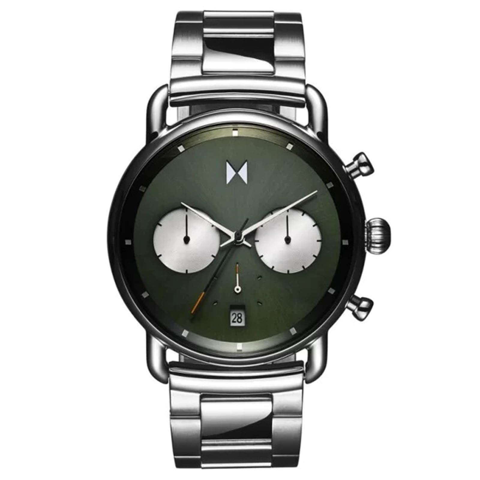 MVMT Mens Analog Green Dial Silver Band Stainless Steel Watch (B0BHJF4B45) Amazon Price History, Amazon Price Tracker