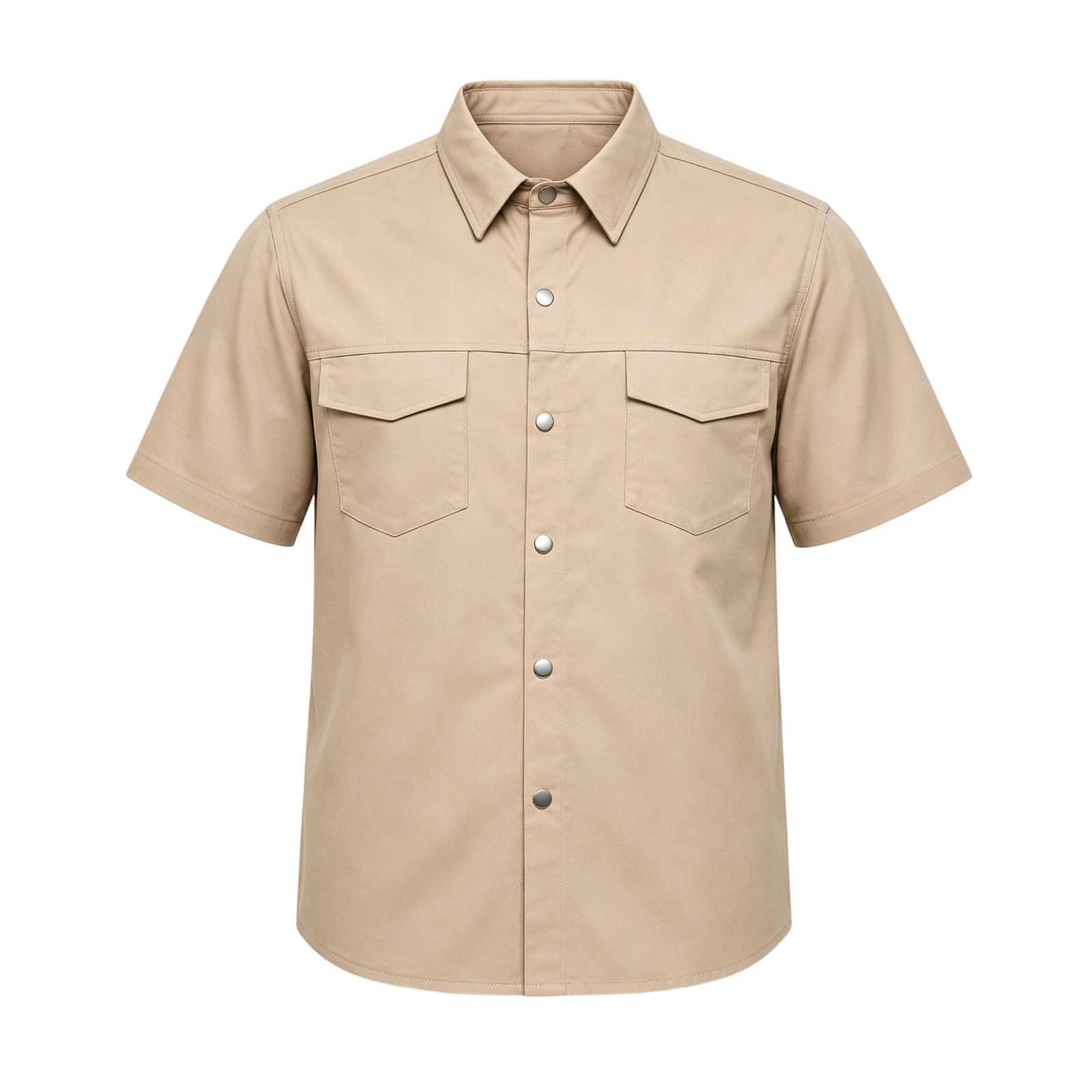 Generisch Set per il tempo libero da uomo, comodo e traspirante, in tinta unita, camicia a maniche lunghe + pantaloni alla moda, abbigliamento elegante per un appuntamento, abbigliamento leggero
