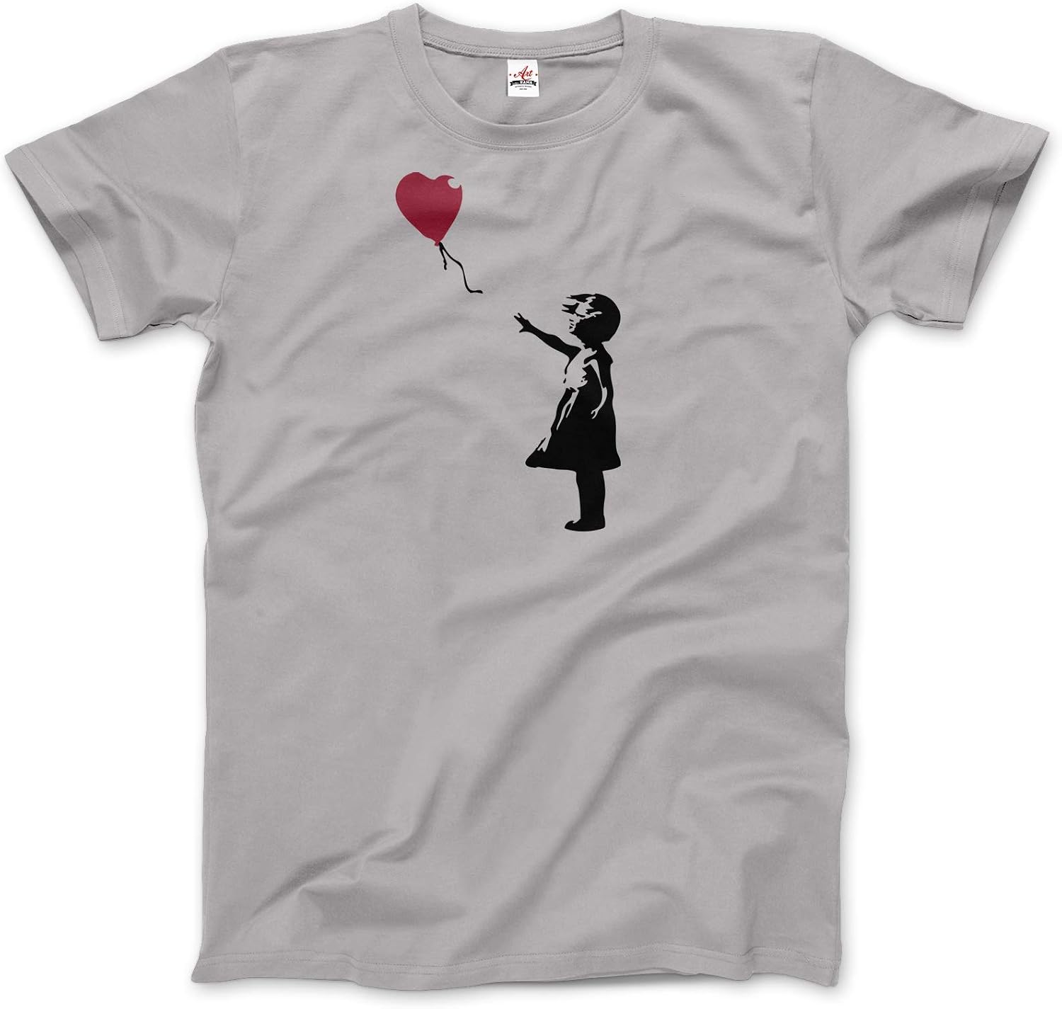 Banksy, Girl with Red Balloon, Street Art, Grafitti, Amazing Artwork T-Shirt (Adults, Kids, Short & Long Sleeve)