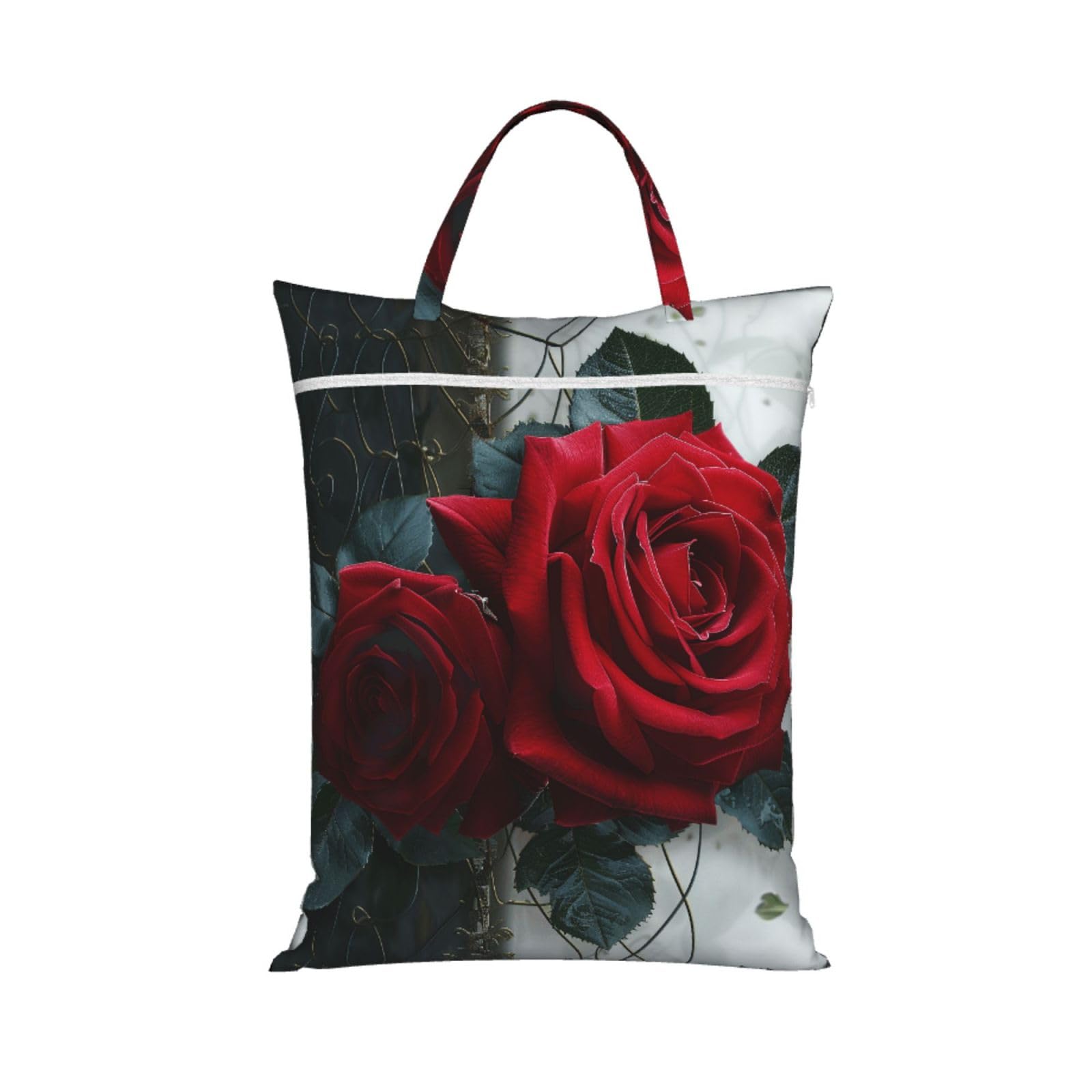 Large Travel Laundry Bags,Funny Frogs Print with Handle Foldable Laundry Bag for Holidays Gym Swimming and Family Trips, 1Pcs