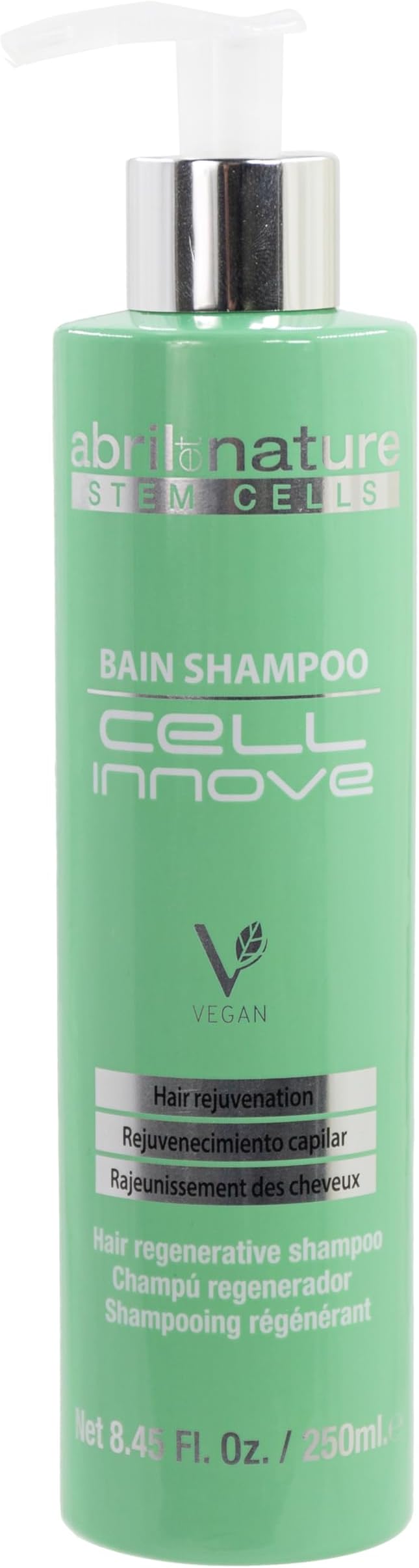 Cell Innove - Professional Hair Shampoo - Youthful, Healthy, and Shiny Appearance - Hair Treatment with Plant Stem Cells - Regenerates and Rejuvenates the Hair Fiber - 250 ml