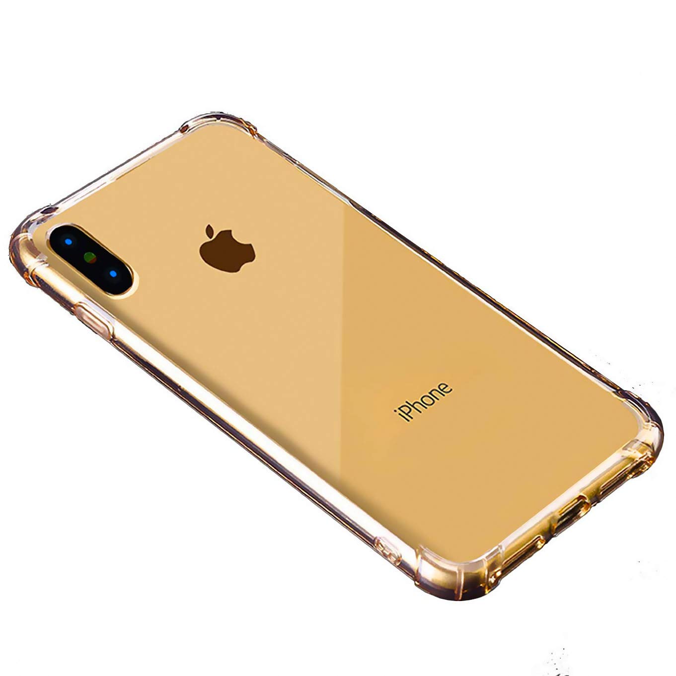 CaseHQ Designed Gold Clear Case for iPhone Xs MAX 6.5 inch