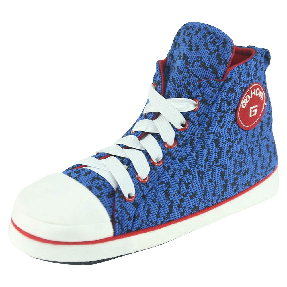 Gohom House Sneaker Slippers for Men Warm Winter Funny Cozy Indoor Sneakers Slipper Shoes Boys