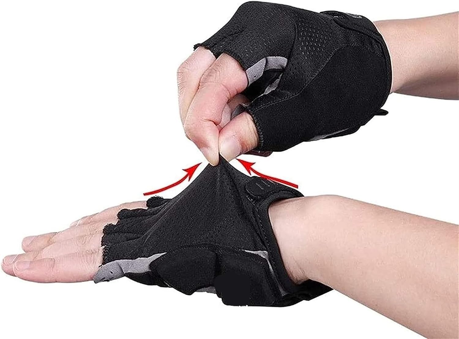 IRYZE Ciclo Guanti Guanti Mezze Guanti da Ciclismo Sportivi per Sollevamento Pesi Uomo Donna Gel Pad Antiscivolo Traspirante Uomini Donne