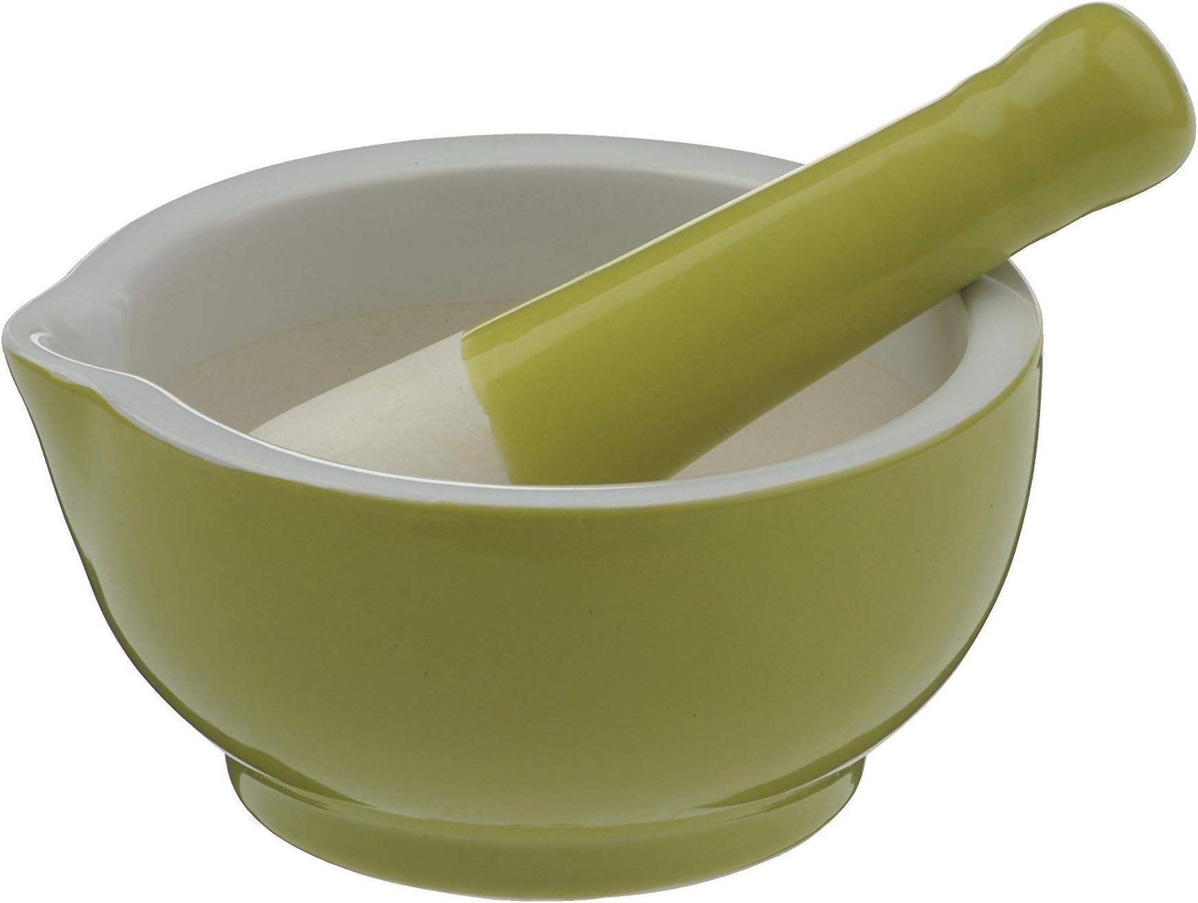 SCOOP! BIA Mortar & Pestle Lemon Grass, Green, 12.5 x 12 x 6 cm