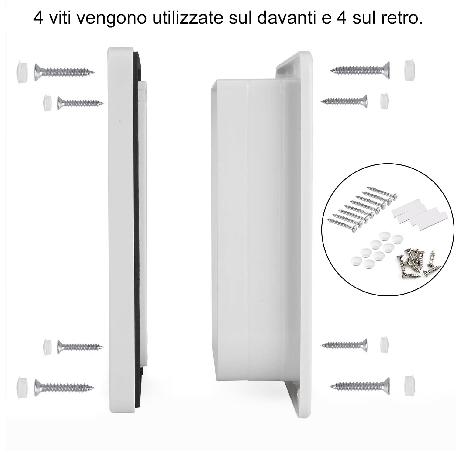 CEESC Gattaiola per gatti extra large (dimensioni esterne 29,5 x 24,9 cm), girevole a 4 vie, con chiusura a 4 vie, porta per interni ed esterni, porta per animali domestici resistente alle intemperie