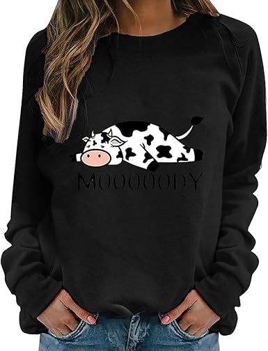 Womens Casual Pullover Tops Sweatshirts 