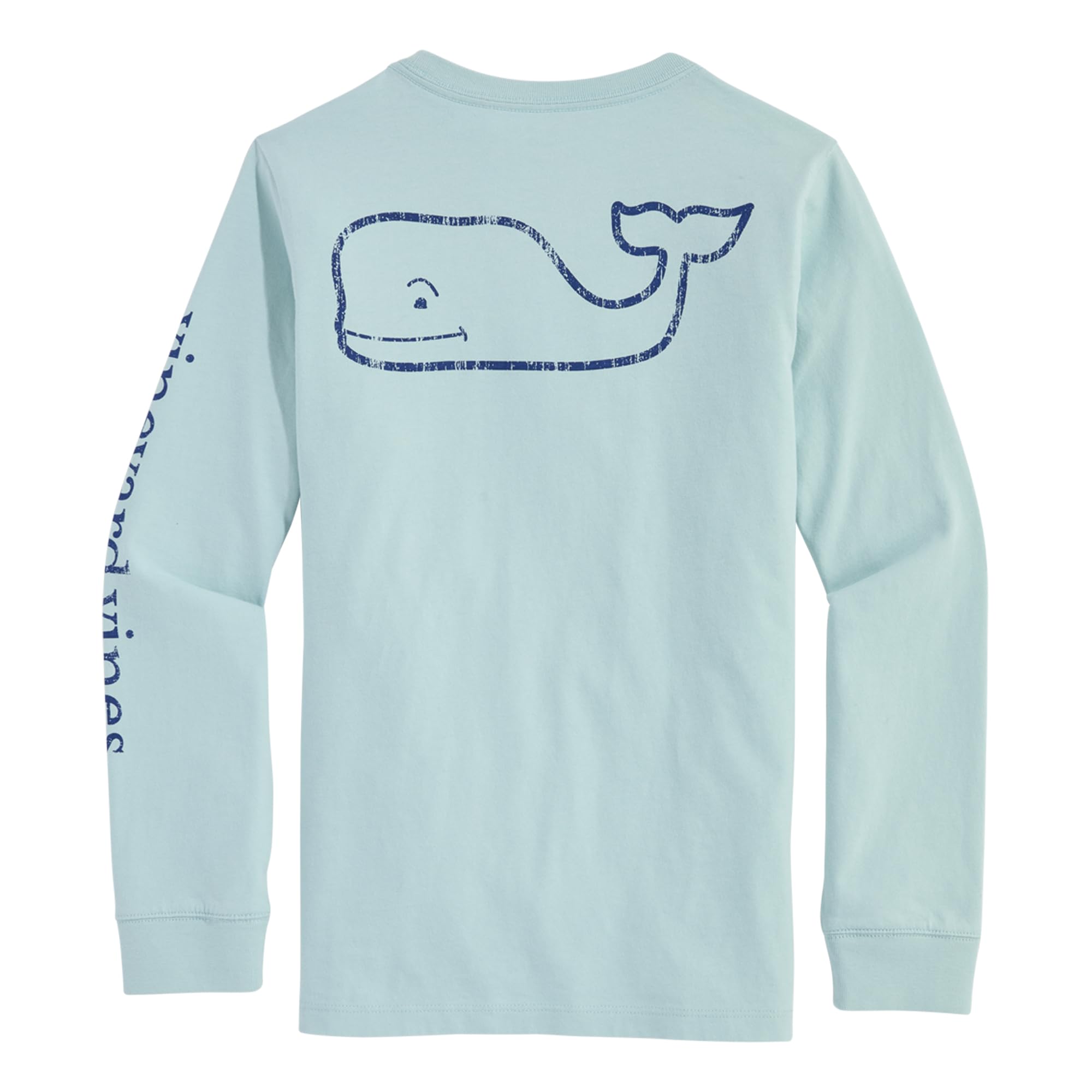 vineyard vines Boys' Long-Sleeve Vintage Whale Pocket T-Shirt Sp25