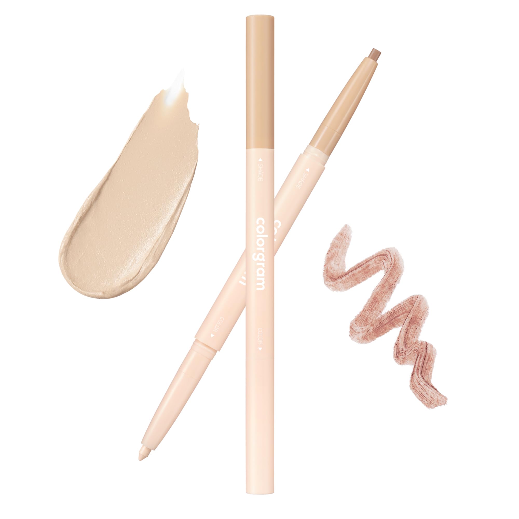 COLORGRAM All In One Agegyo Sal(Eye Bags) Make Up Eye Shadow Liner 3 Colors - True Beauty K-Drama Makeup, Intense Color with Smooth Texture, Rich Cream Formula,(03 Real Tone)