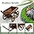 OIPRTGFJ Wooden Wagon Planter Box, Garden Planter with Wheels,Decorative Flower Planter for Flowers Herbs Vegetables for Indoor & Outdoor Decor,Wooden Flower Cart for Patio Garden Balcony