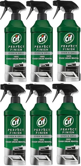 Cif Perfect Finish Specialist Cleaner Spray Oven & Grill 6 x 435ml
