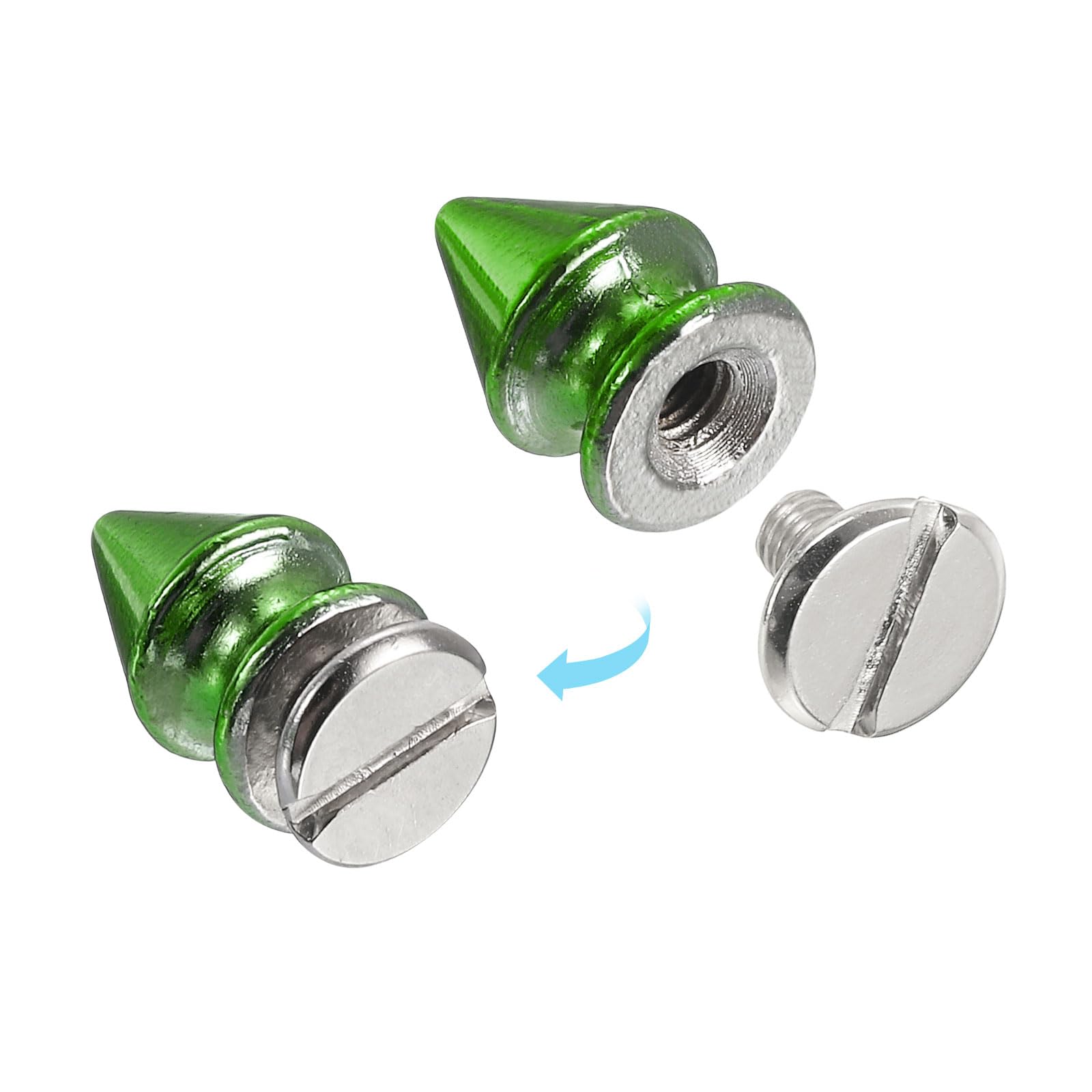 小物 spikeangel Amazon.com: uxcell 50 Sets Cone Spikes Studs, 7x10mm Studs and
