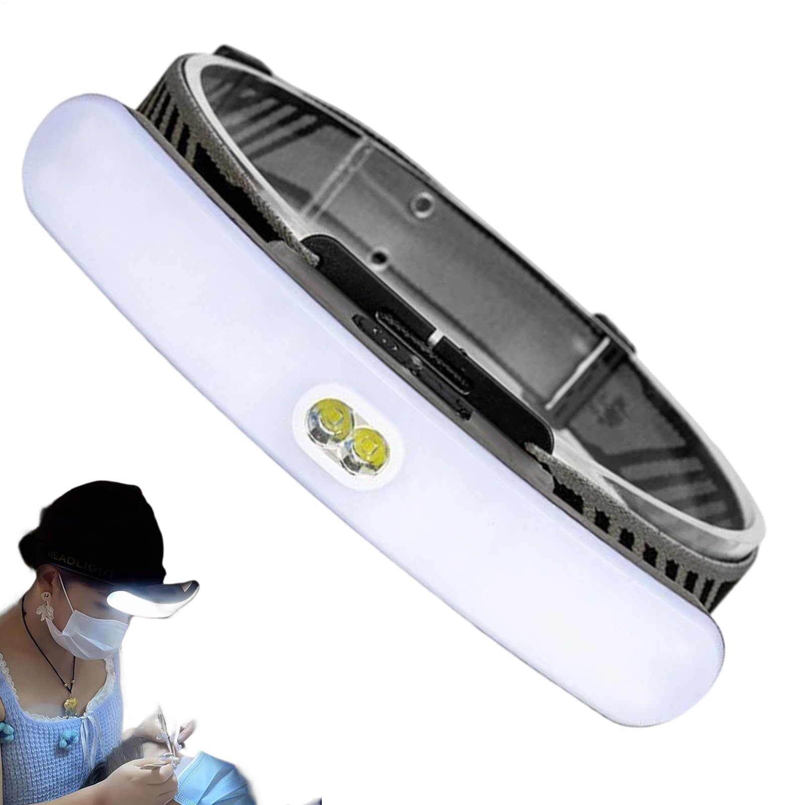 Lampe frontale réglable pour débutants professionnels de couture - 8