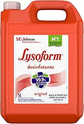 Lysoform Original, Desinfetante Líquido, Limpeza Casa, 5L