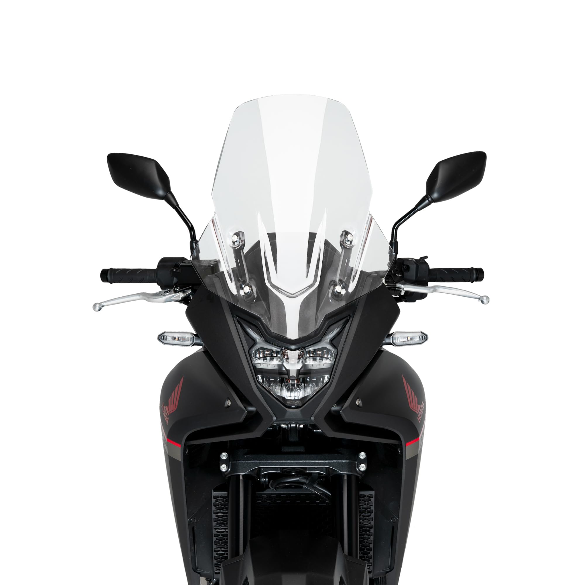 Cupolino Parabrezza Plexiglass JD9 TOURING Trasparente Compatibile con Honda XL 750 TRANSALP 2023-2024