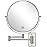 Benbilry 9 Large Size Wall Mounted Makeup Vanity Mirror, 1X/10X Magnifying Double Sided Shaving Mirror for Bathroom, 360 Swivel Extendable Arm, Nickel Finish