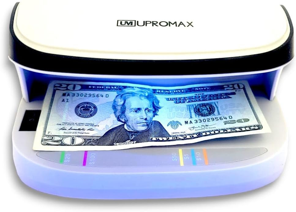 Counterfeit Detector UV Portable UV LED UX09 Bill and ID Detector