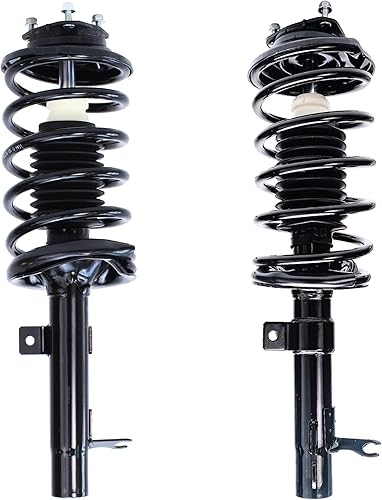 Miniatura 47 de Detroit Axle - 2 puntales traseros listos para Chevy Classic Malibu Pontiac Grand AM Olds Alero Cutlass Struts con resorte helicoidal reemplazo de