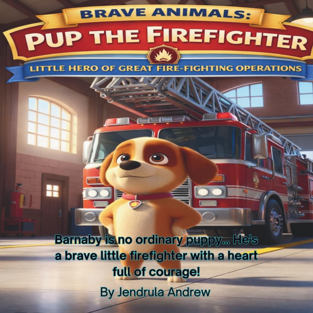 Brave Animals: Pup The Fire Firefighter: Two Heartwarming Rescue Stories About a Brave Little Hero Who Helps Others