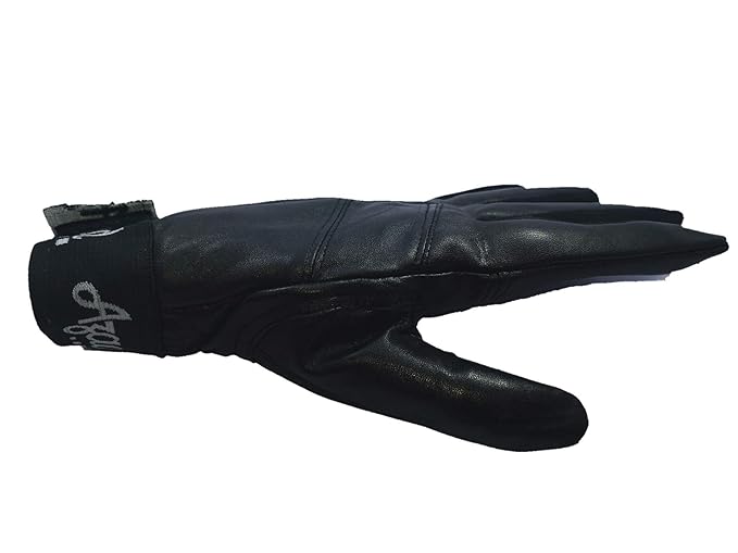 Black Leather gloves for Driving Riding Bike cycle Perfect Grip for Gym And Also Keeps Hands Warm Can Be Used in Winters And Cold Situations