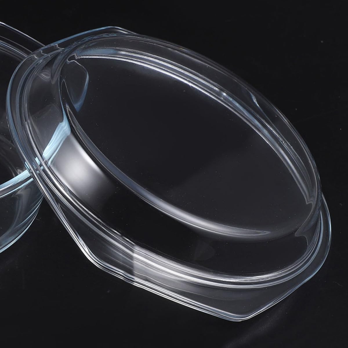 Beaupretty Coperchio in Vetro per Microonde Anti-Schizzi 20,2 Cm, Copertura Vapore per Forno a Microonde e Forno Tradizionale, Resistente e Multiuso per Cottura Salutare