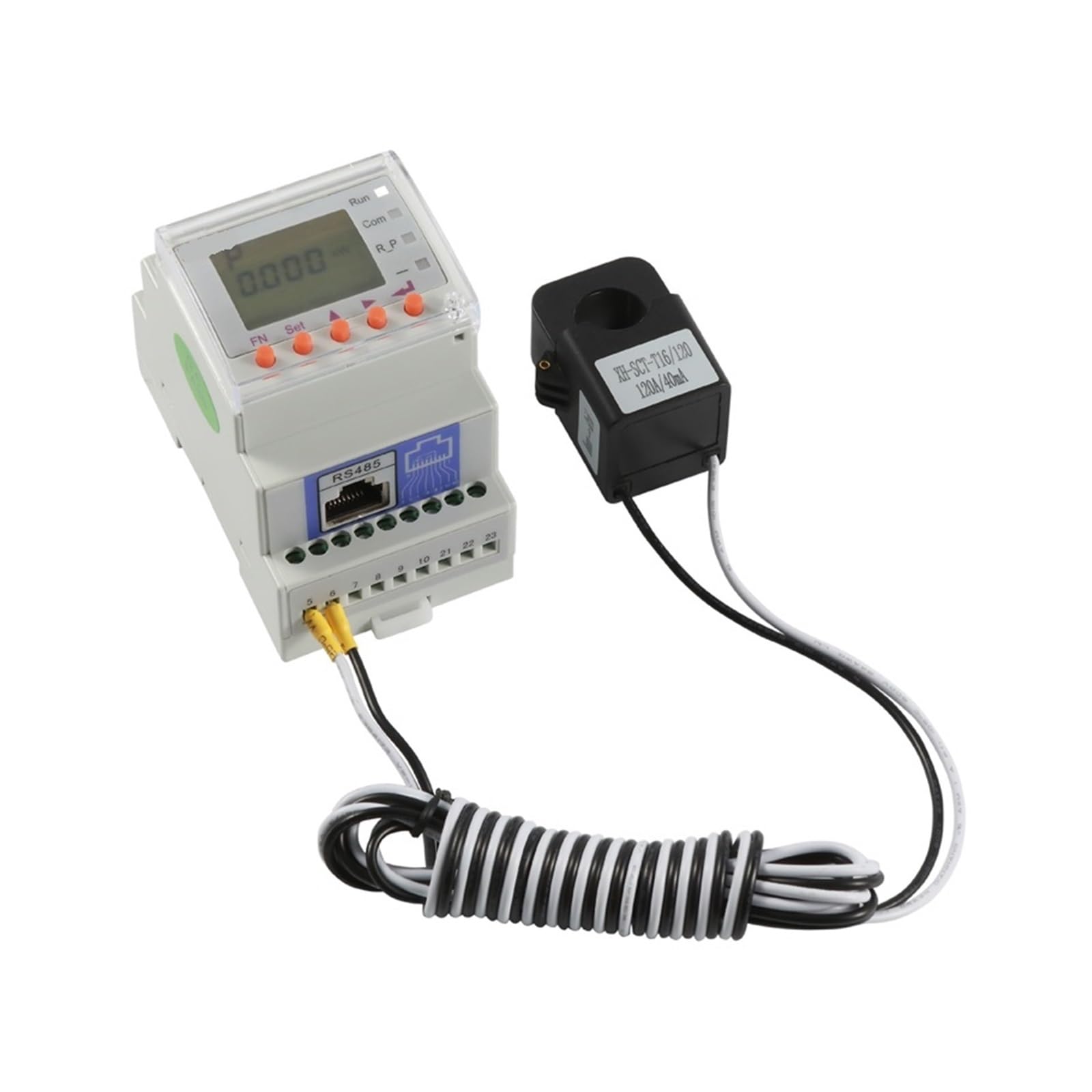 NACODLUL Energy meter 10A/20A/40A/80A with current transformer for solar PV inverter ACR10R-D10TE