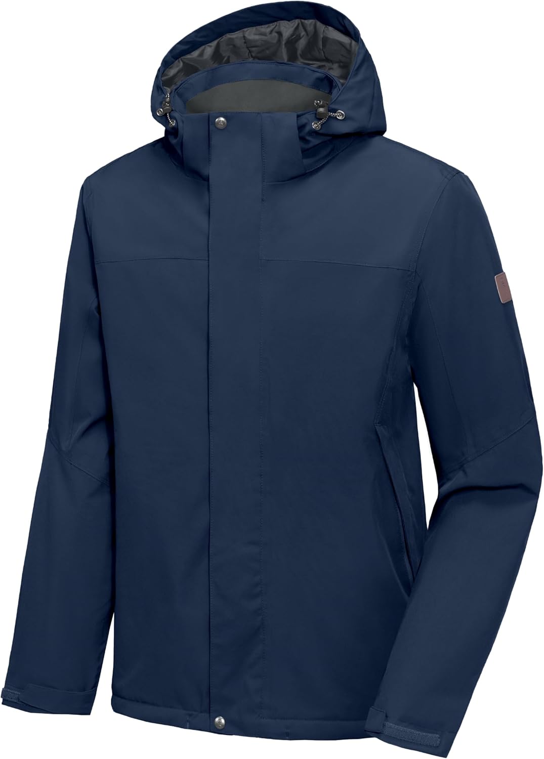 Little Donkey Andy Men's Waterproof Ski Snowboarding Jacket Windproof Warm Coat with Detachable Hood