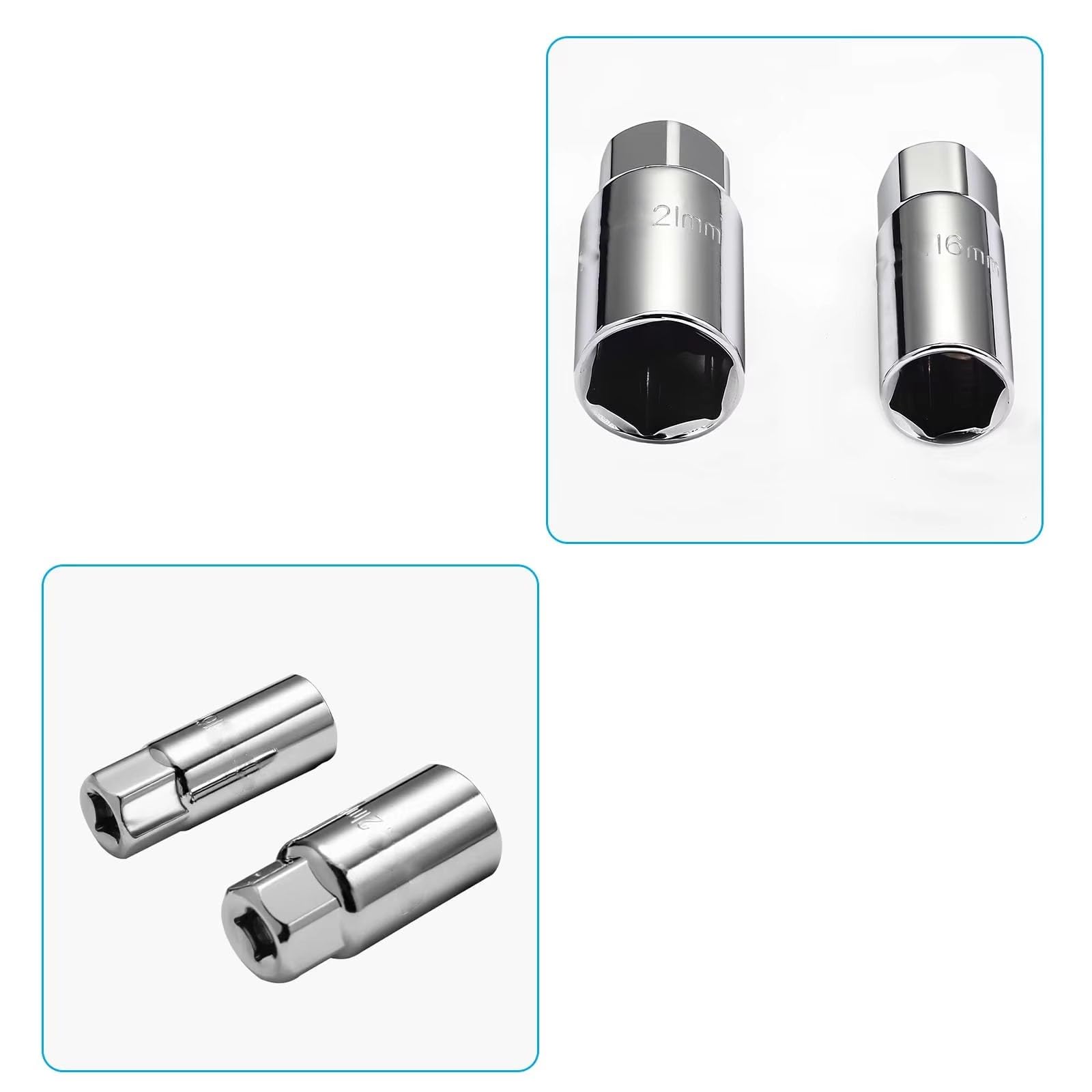 Zündkerzenschlüssel 3Pcs Auto Für Zündkerze Steckschlüssel Set T-Griff Auto Funken Kerzen Spanner Entferner Und Installer Tool
