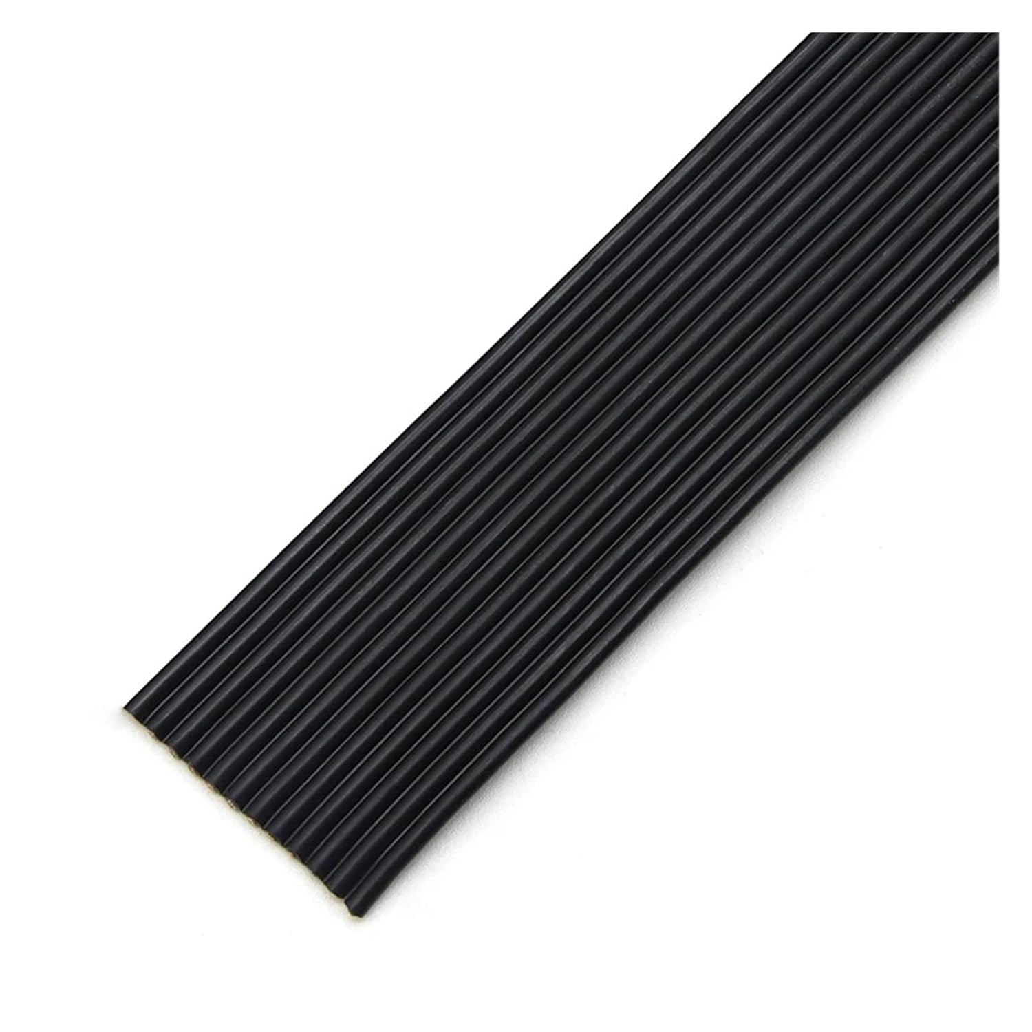 2/5/10M Silicone Parallel Wire 30 28 26 24 22 20AWG Multi-core 2P 4P 6P 8P 14P High Temperature Resistant Fexible Copper Cable(Black-12P,2 Meters_22AWG)