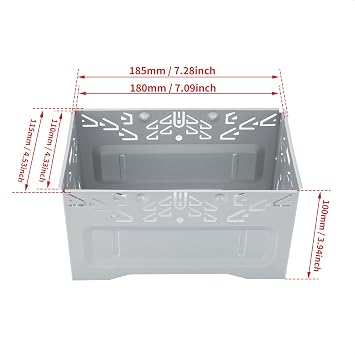 Universal Double 2 Din Car Player Frame Fascia, Radio Mounting Panel Holder Cage Accessories