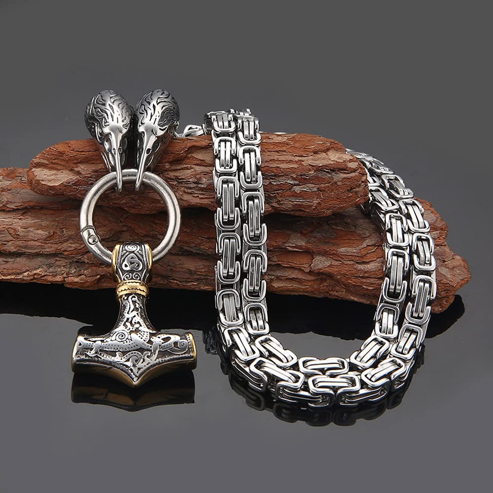 Norse Spirit Thor's Hammer Chain FASHION STAINLESS STEEL Norse
