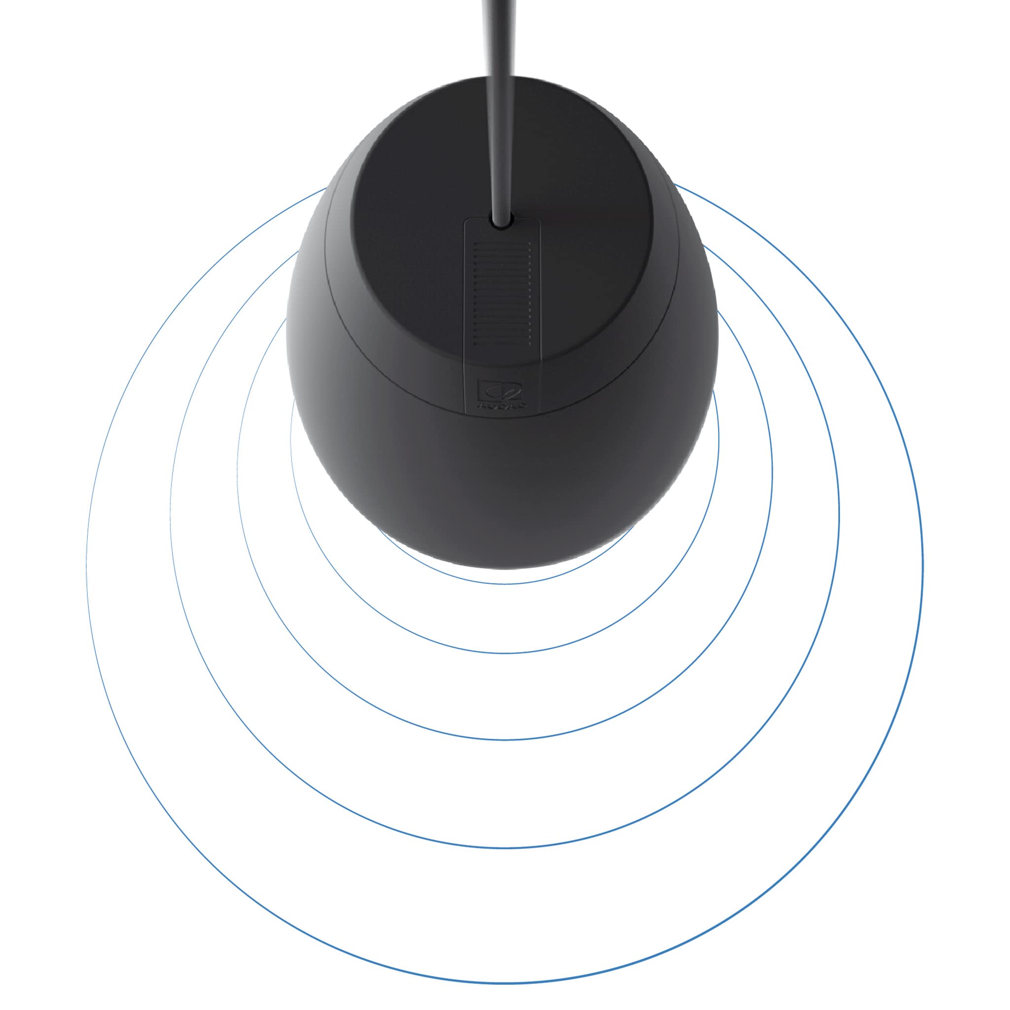 AUDAC ALTI6/B Enceinte suspendue 1x6,5 1x1, 60W/16Ohm, 100V (60W/30W/15W/7,5W) avec câble de connexion, Noir