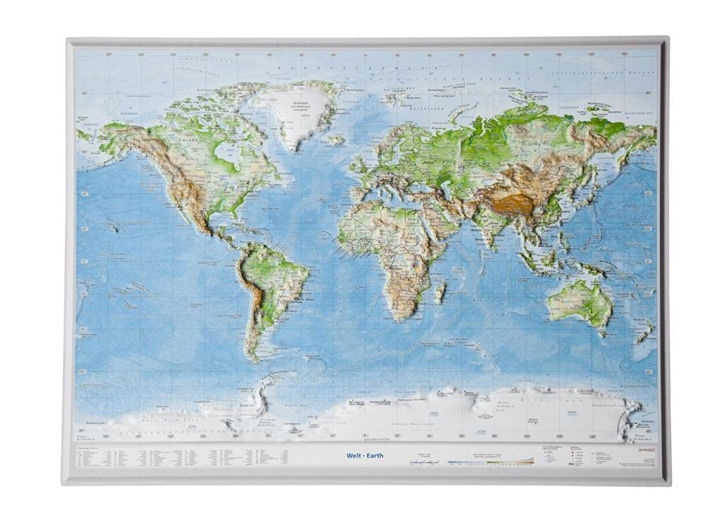 Welt klein 1:107.000.000