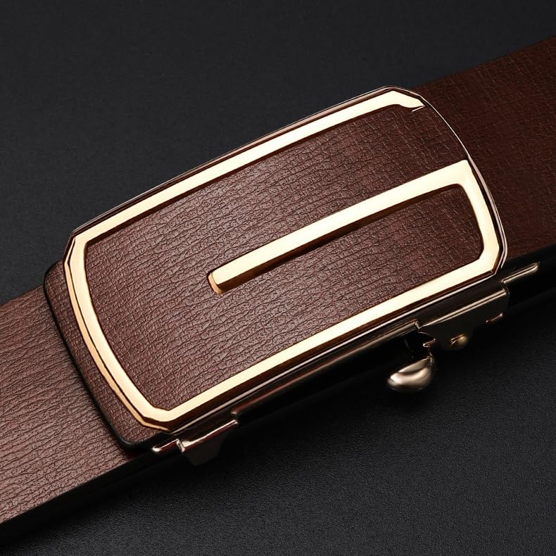 JSEIAJB Men's Belt Automatic Buckle Cowhide Belt Versatile Belt For Men's Pants3