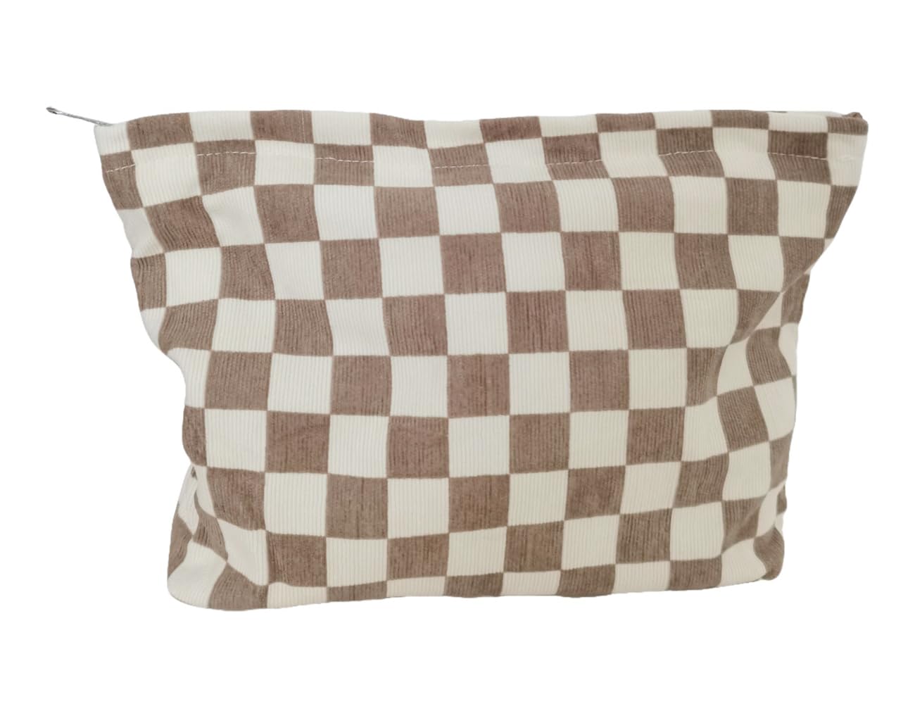 SxoSyo Cosmetic Bags for Women Makeup Bag Large Capacity Purse Travel Toiletry Zipper Storage Pouch Make up Brushes Organizer for Gifts (Chessboard,