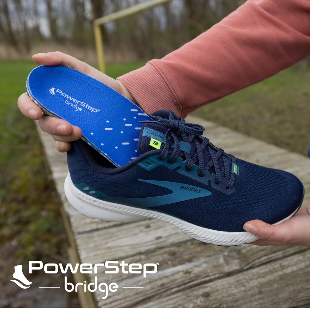 Powerstep 5500-01B, Supporto Arch Unisex-Adulto, Blu e Bianco