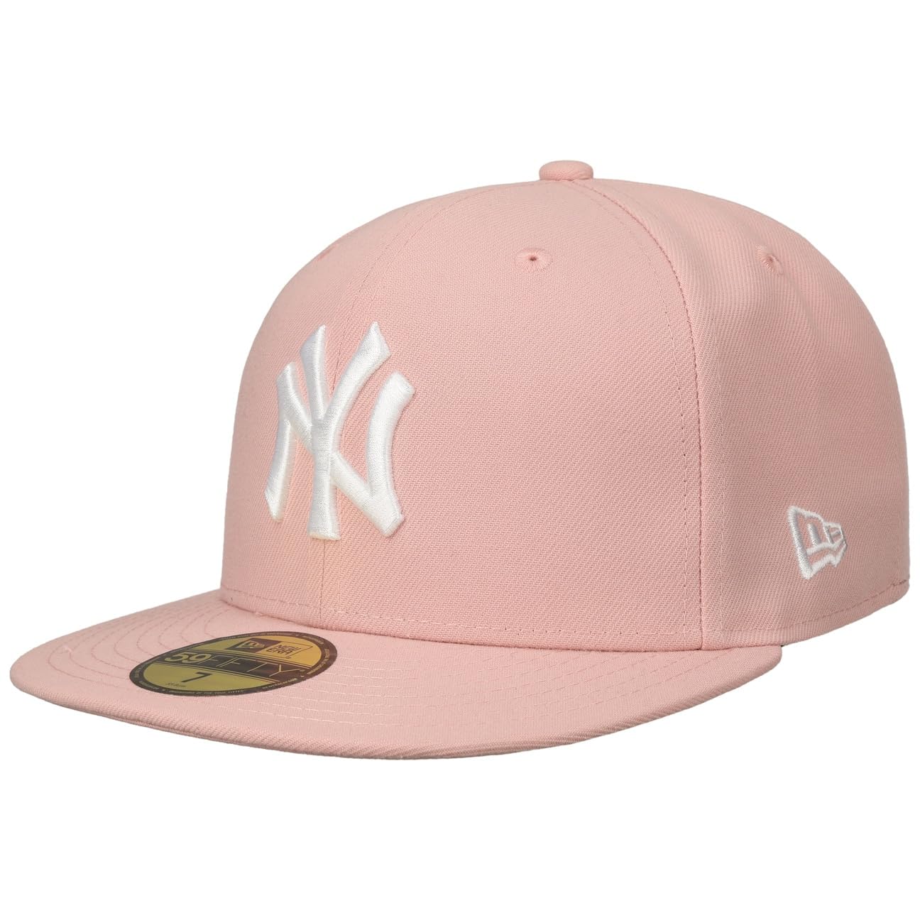 New Era 59Fifty ESS Yankees PKR - Berretto da baseball con visiera piatta MLB Fitted NY York, da donna/uomo, chiusura posteriore, con visiera, primavera, estate, autunno, inverno