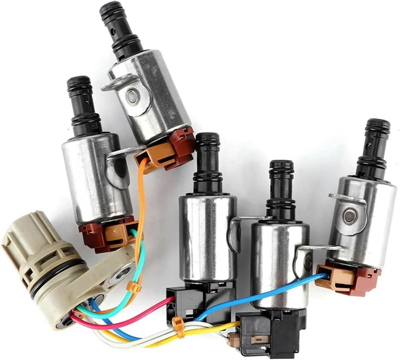 Car Transmission Shift Solenoid W/Harness Compatible For Honda Accord CR-V RSX 28360-PRP-003 28400-PRP-004 28500-PRP-004 Auto Gearbox Part