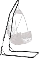 Vista 1 de (Solo soporte) Soporte para hamaca colgante de hamaca de altura ajustable de 78.8 a 96.5 pulgadas, soporte de hamaca de acero sólido
