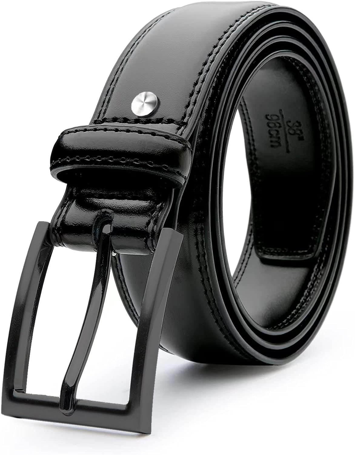Men's Vegan Leather Belt for Men | (Black/Brown) | Sizes on upto 28 to 46-image-20
