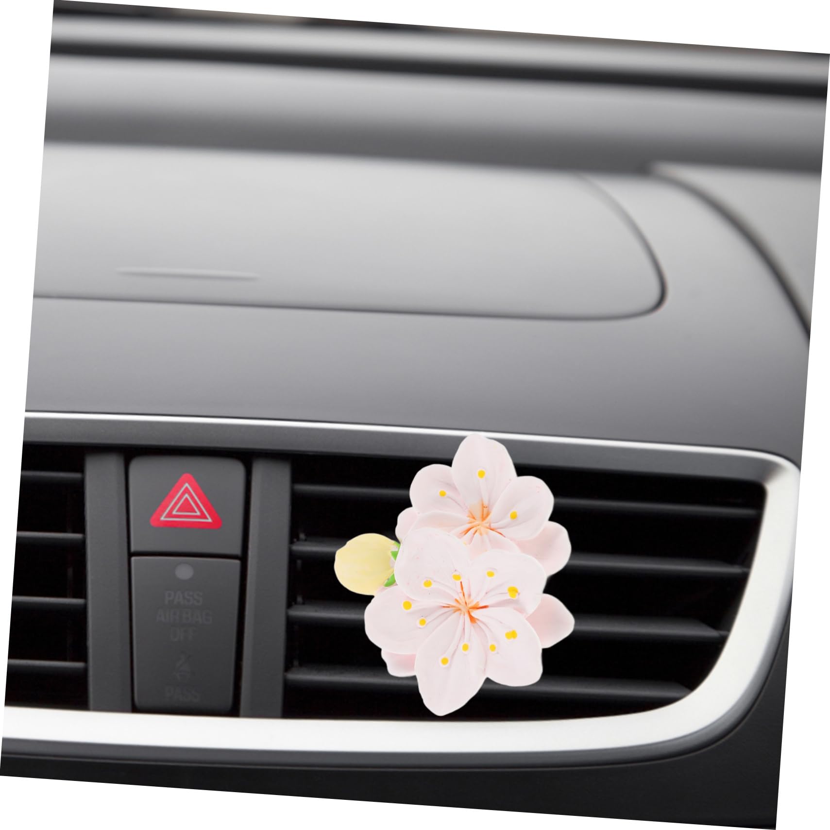 5stücke Car Vent Clip Mit Blumen-design Duftdiffusor Für Auto-lüftung Einfache Dekorative Auto-innenausstattung Frischer Duft Für Entspannte Fahrten Geeignet Für Fahrzeugtypen