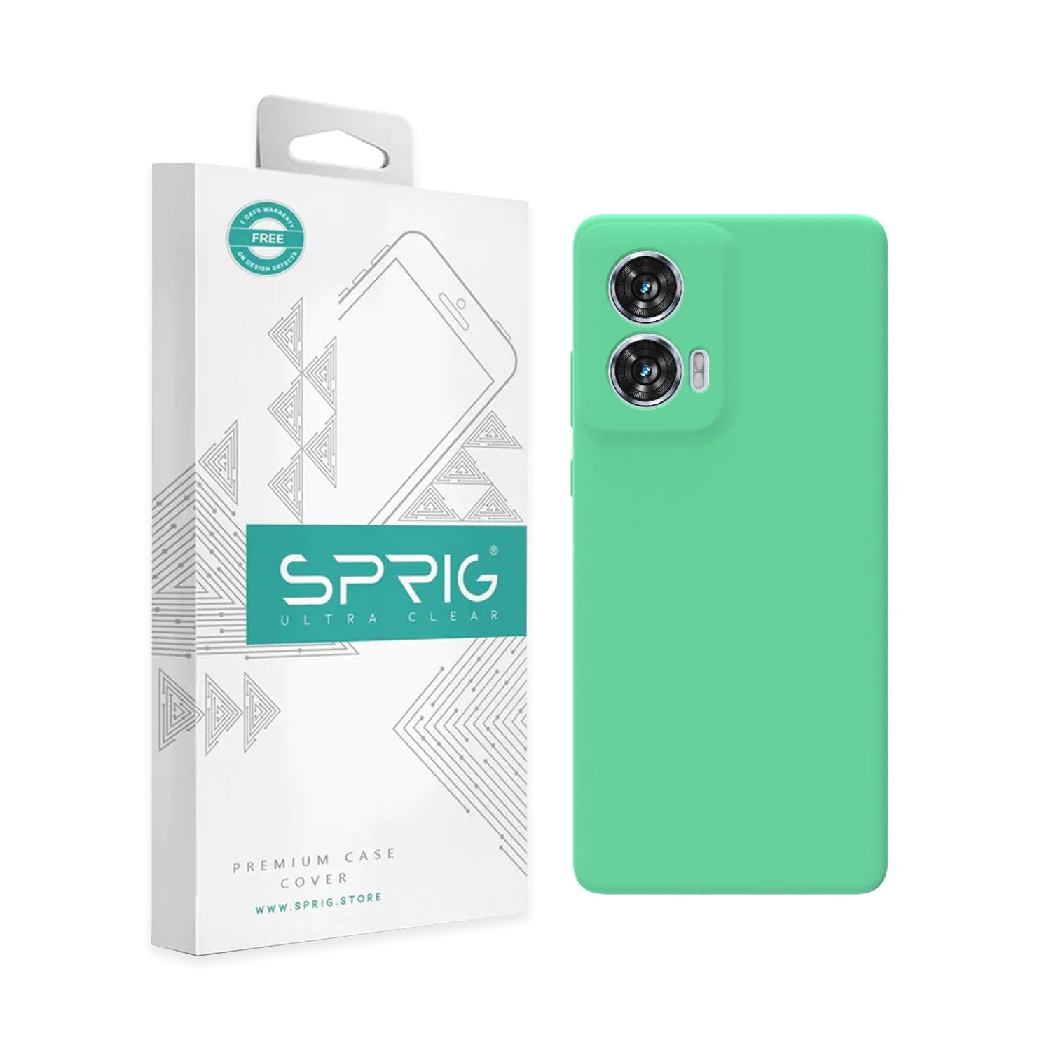 SPRIG Compatible with Moto Edge 50 Fusion Liquid Silicone Premium Back Cover Drop Tested Shock Proof Mobile Case for Men,Women,Boys and Girls with Camera Protection (Pastel Green) (B0DDL1DLHB) Amazon Price History, Amazon Price Tracker