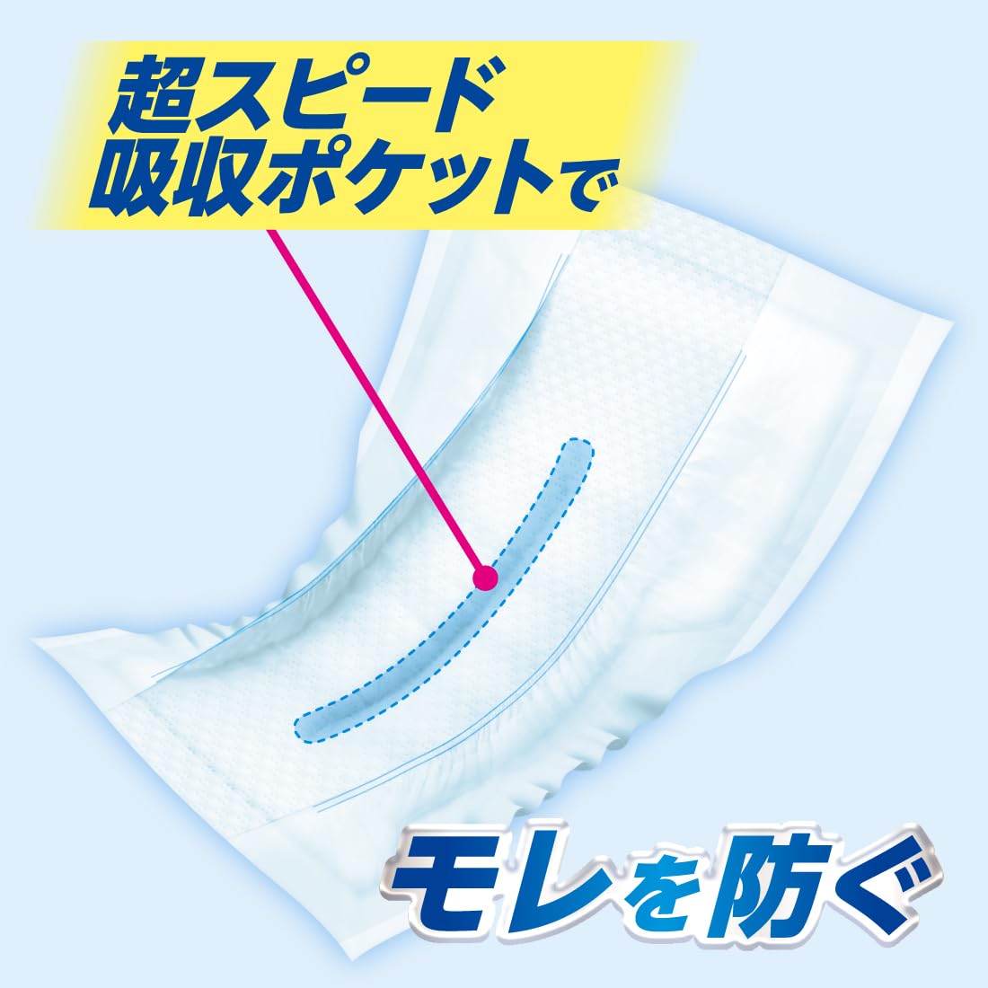 Amazon | アテント パッド 夜1枚安心パッド 102枚 (34枚×3パック) 6回